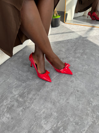 Vantelle Red Court Shoes