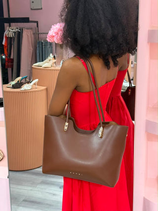 Inaya Coffee Tote Bag