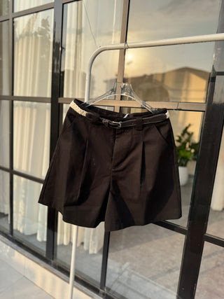 Teli Black Shorts