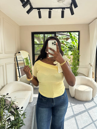 Mirabel Yellow Body Top