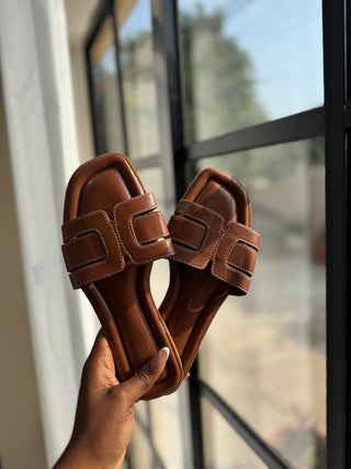 Tessa Brown Slipper