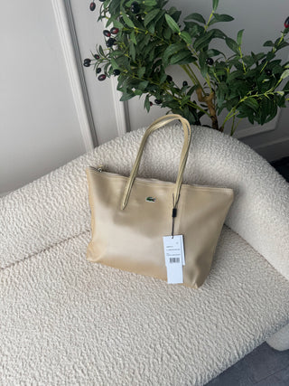 Antonia Gold Lacoste Tote Bag