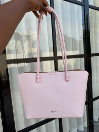 Georgie Pastel Pink Tote Bag