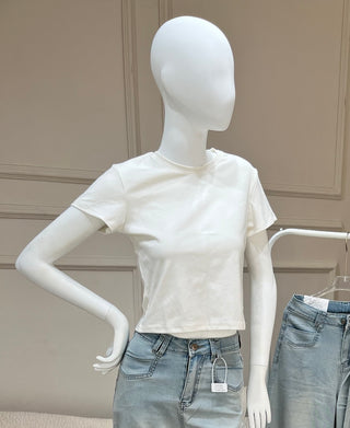 Rosita White Basic Top