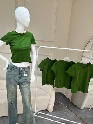 Rosita Green Basic Top