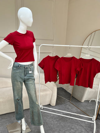 Rosita Red Basic Top