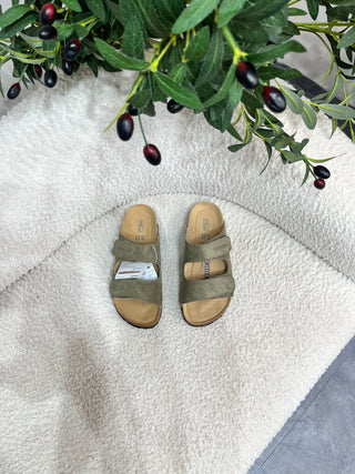 Sybil Birkenstock Slides - Green