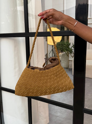 Cataleya Mustard Brown Dragon Diffusion Bag