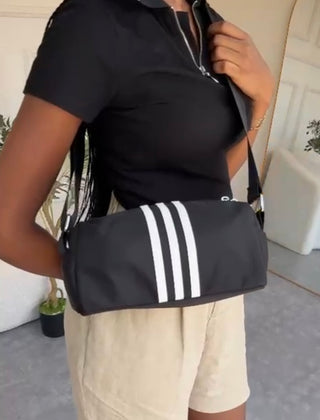 Mariona Black Adidas Sports Crossbody Bag