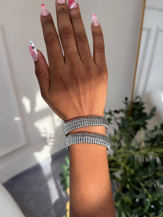 Ama bracelet - silver