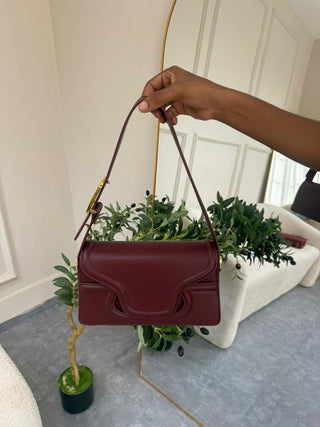 Eugenia Wine Crossbody Bag