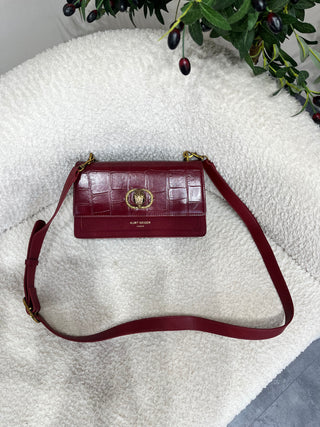 Amari Wine Crossbody Bag