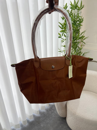 Eliana Brown Mid Size Tote Bag