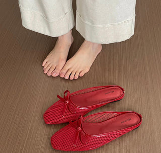 Luvia Red Flatshoes (PRE ORDER)