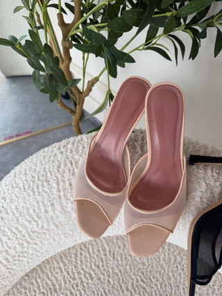 Alaia Nude Mules