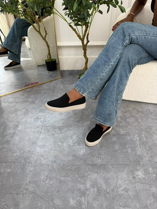 Kell Black Slip-on Sneaker