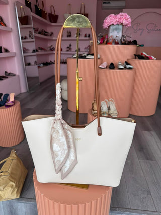 Tiffany Beige Tote Bag
