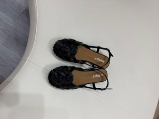Lacey Black Cage Sandal