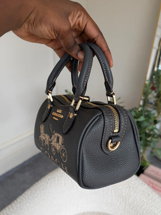 Princess Dark Grey Coach Bag