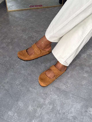 Rasheeda Birkenstock Clogs - Chestnut