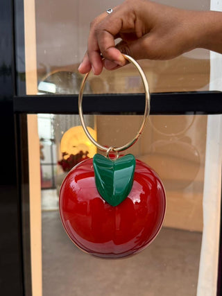 Winona Red Apple Clutch
