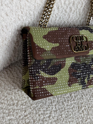 Naa Asheley Camouflage Print Crossbody Bag