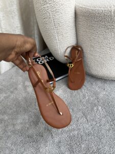 Frankie Brown Thong Sandals