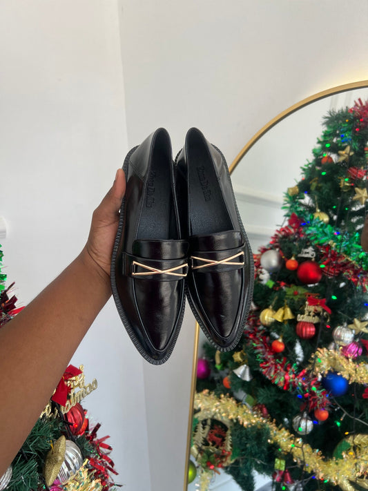 Lois Black Sturdy loafers