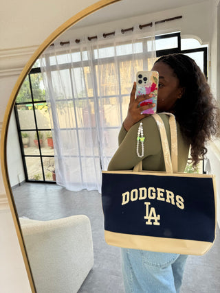 Dodgers tote bag